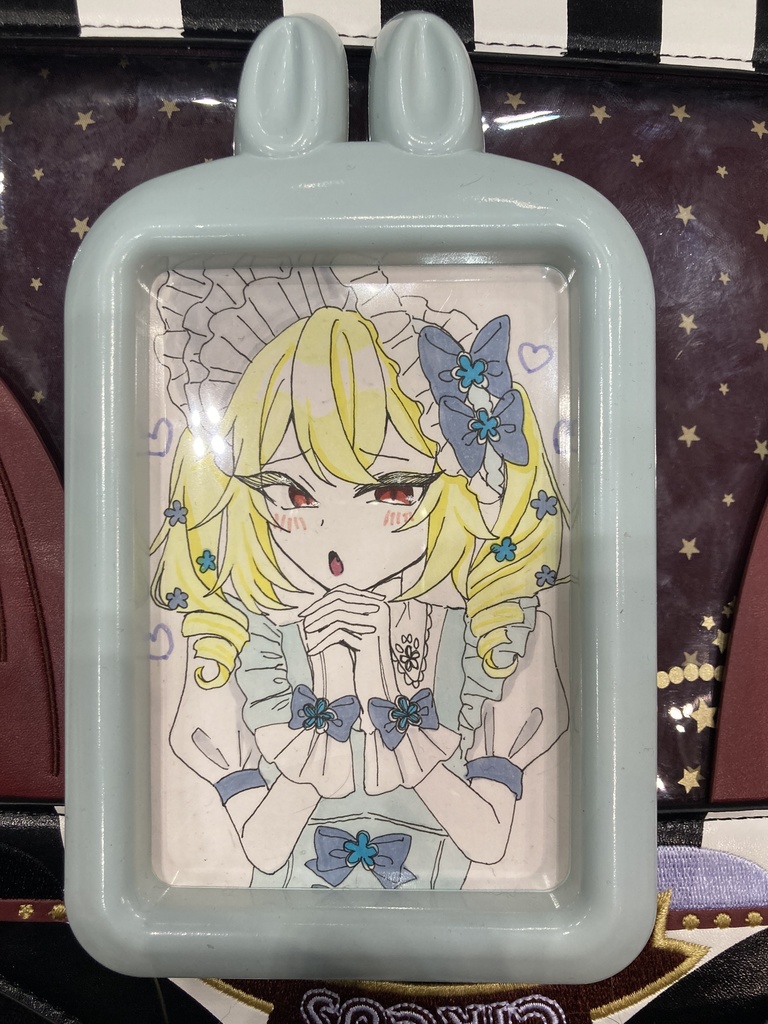 額入りイラスト アリス