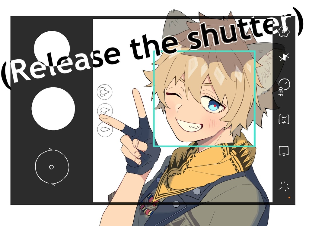 (Release the shutter)