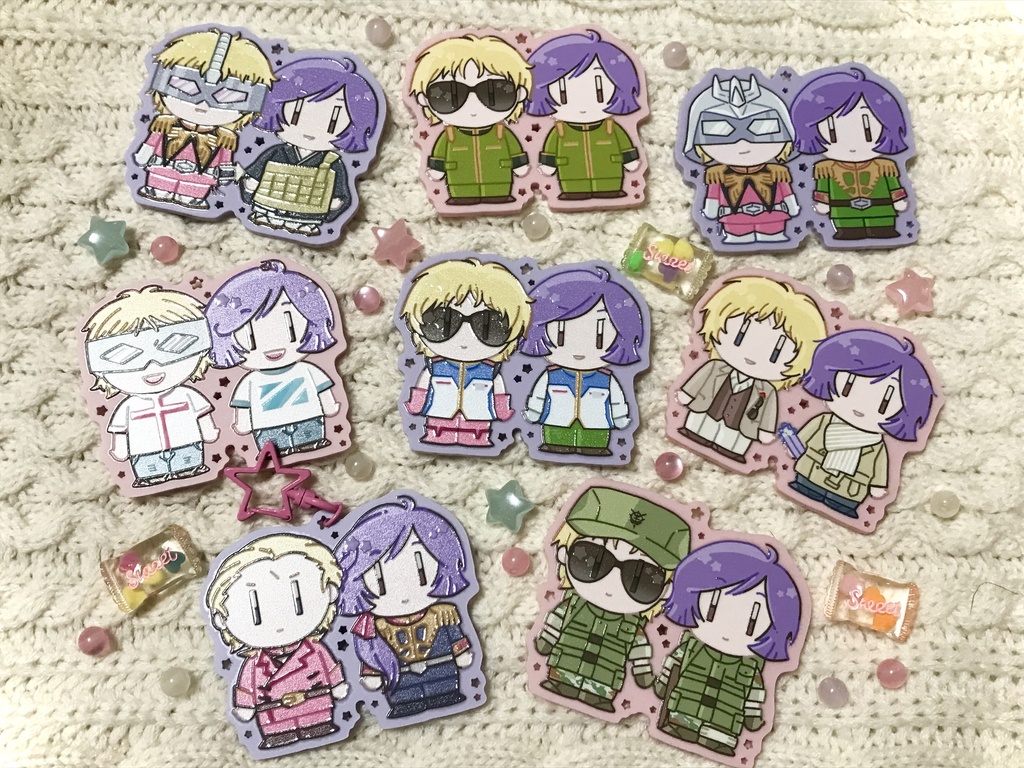 ちびシャアガルちゃんアクリルキーホルダー