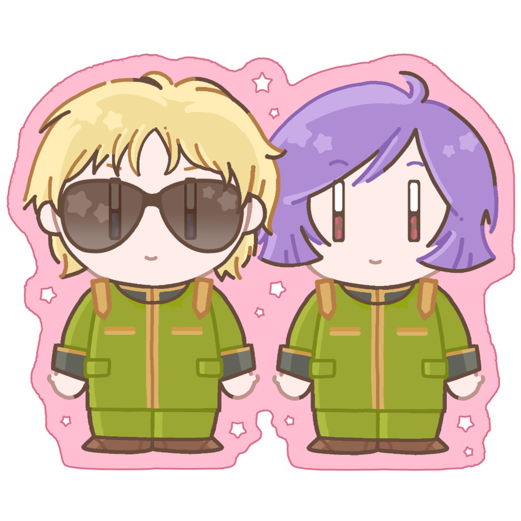 ちびシャアガルちゃんアクリルキーホルダー