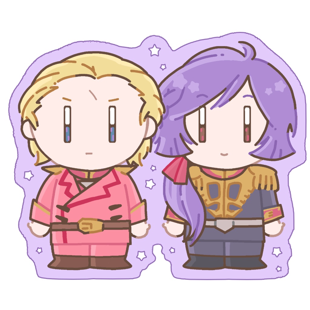 ちびシャアガルちゃんアクリルキーホルダー