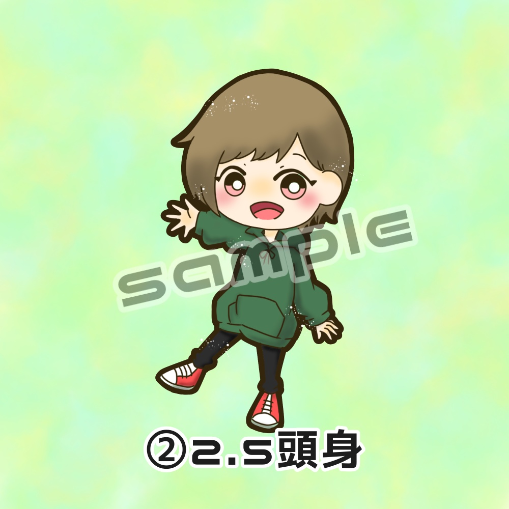 デフォルメアイコン作成します