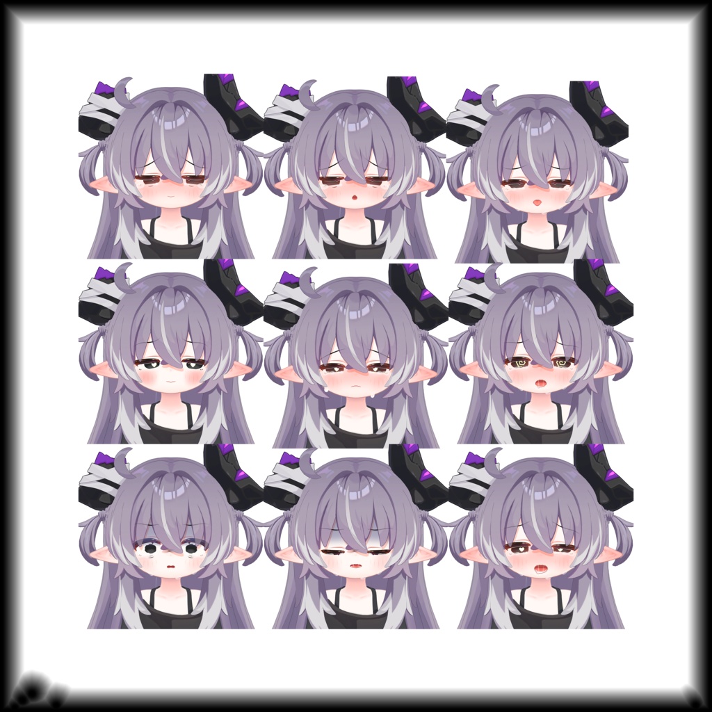 【FREE】何かいけない! FaceAnimation24個セット「メルヴィ専用」