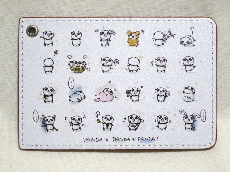 ぱんだらけパスケース