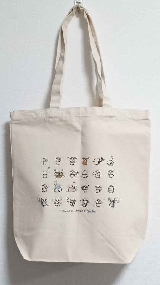 【FACTORY】ぱんだらけトートバッグM