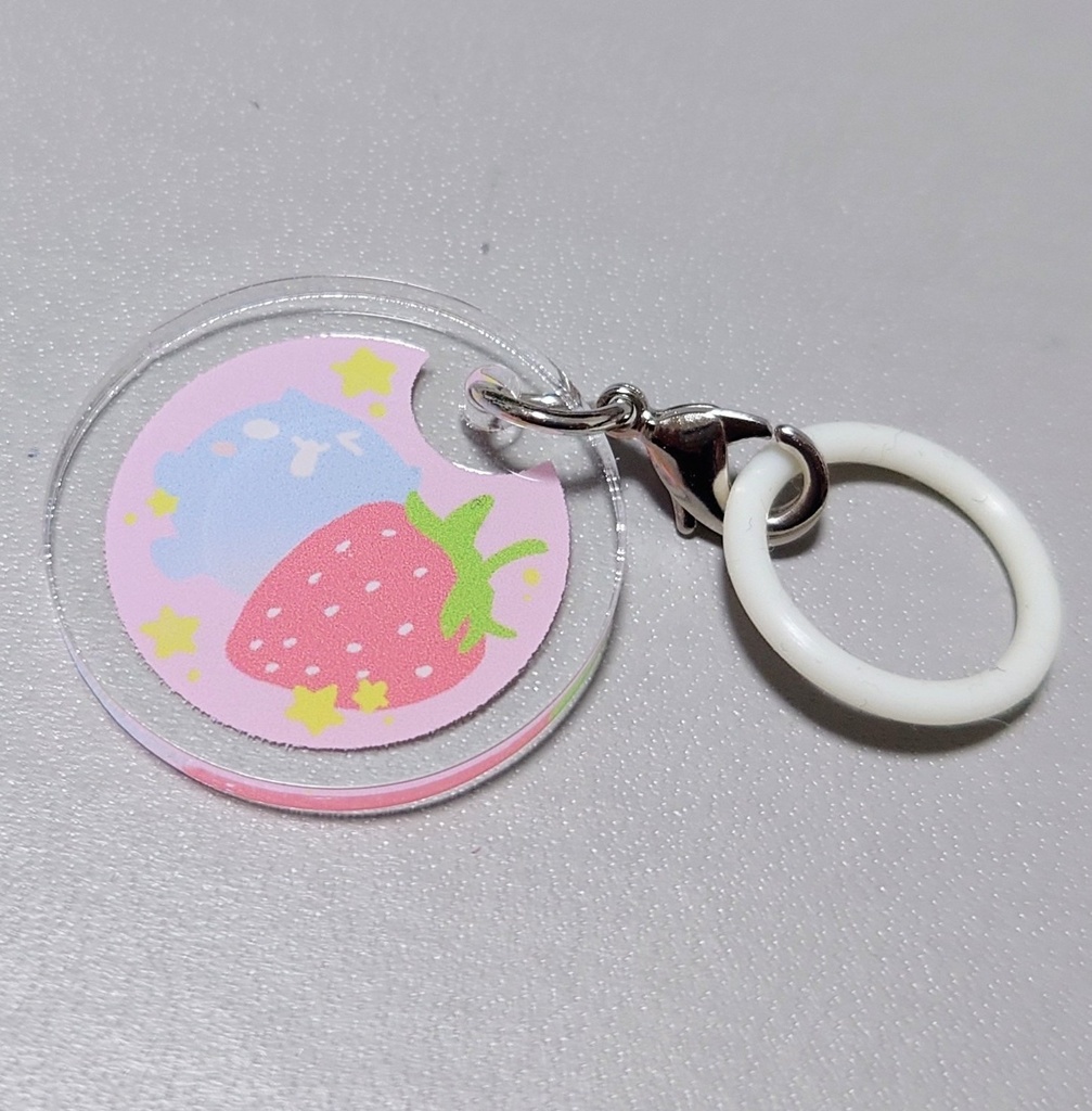 おさばといちごアクリルミニチャーム