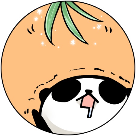 パンダストラップ(笹くれ)