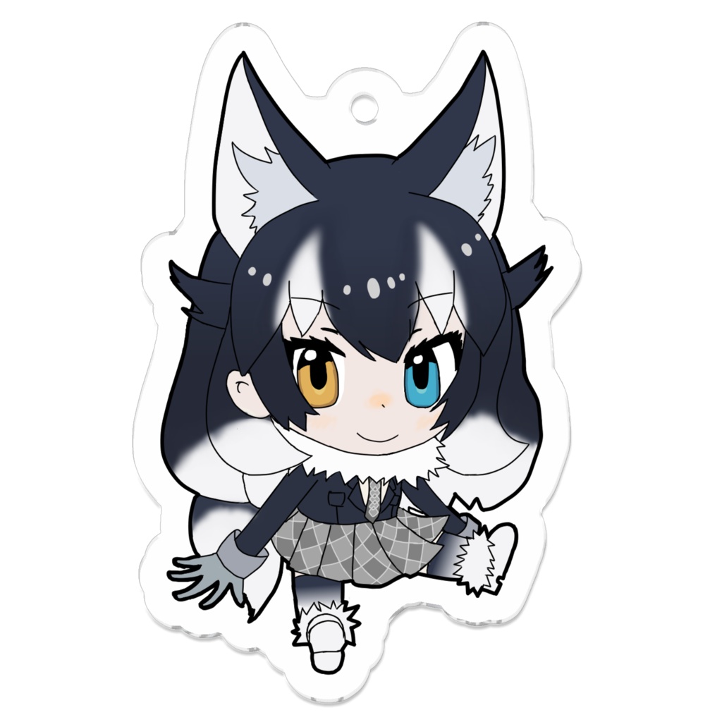 アクリルキーホルダー タイリクオオカミ 満天丸センター Booth