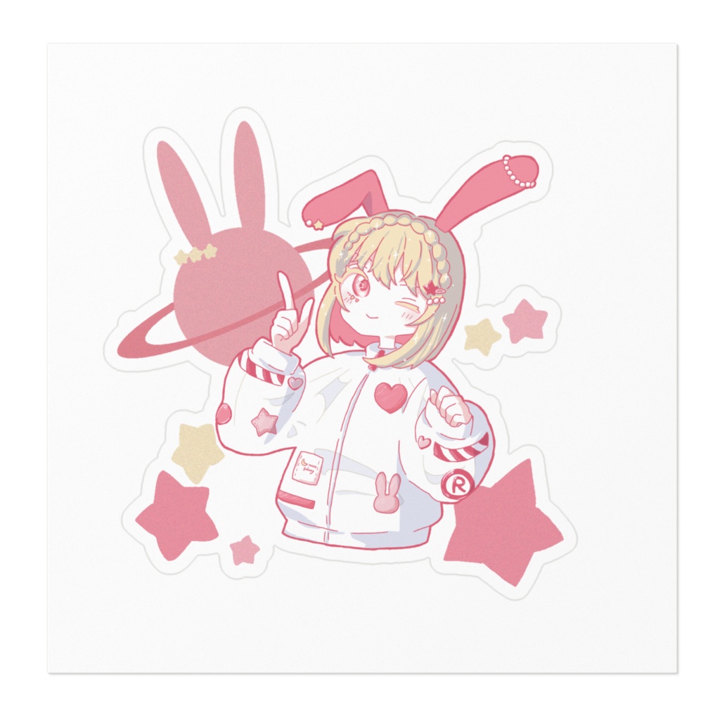 うちゅうちゃんステッカー