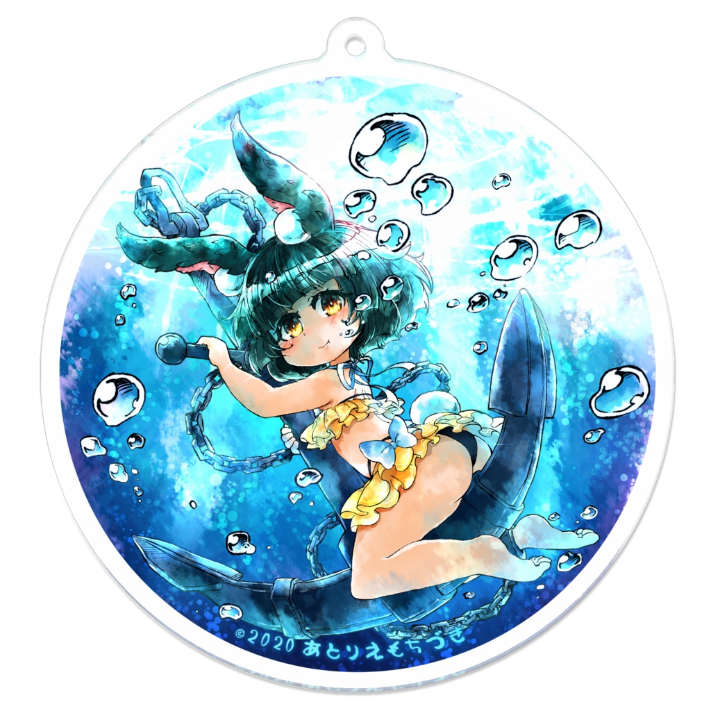 ちよせんせぇ潜水アクリルキーホルダー