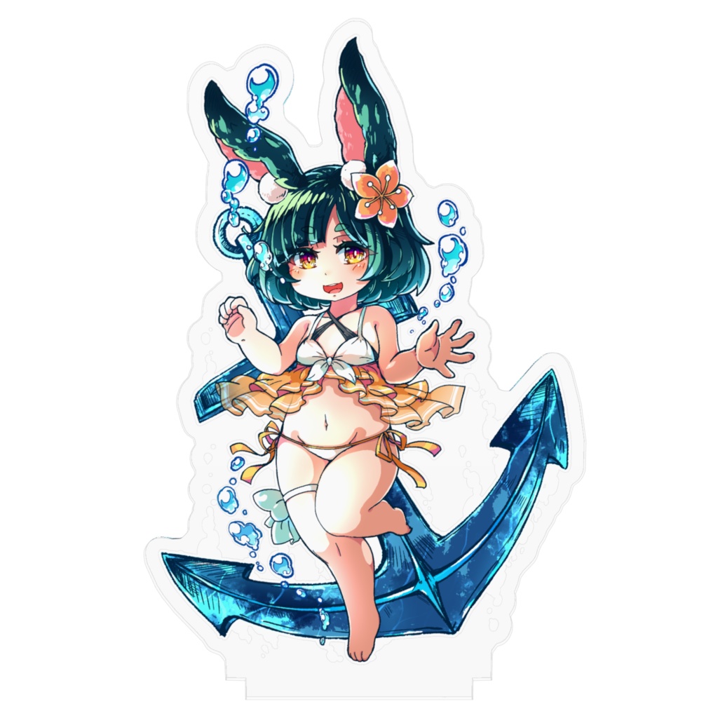 もちづきちよひらひら水着アクリルフィギュア