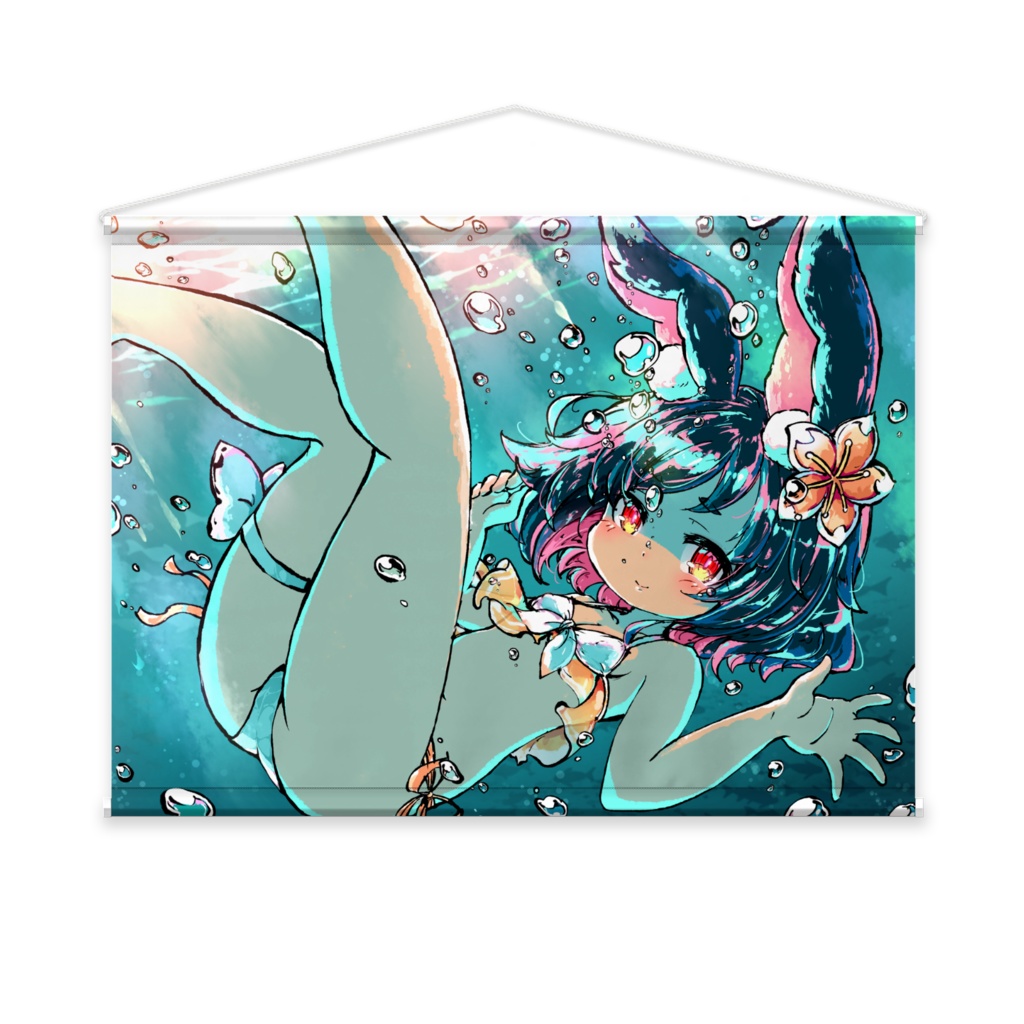 もちづきちよ常夏タペストリー
