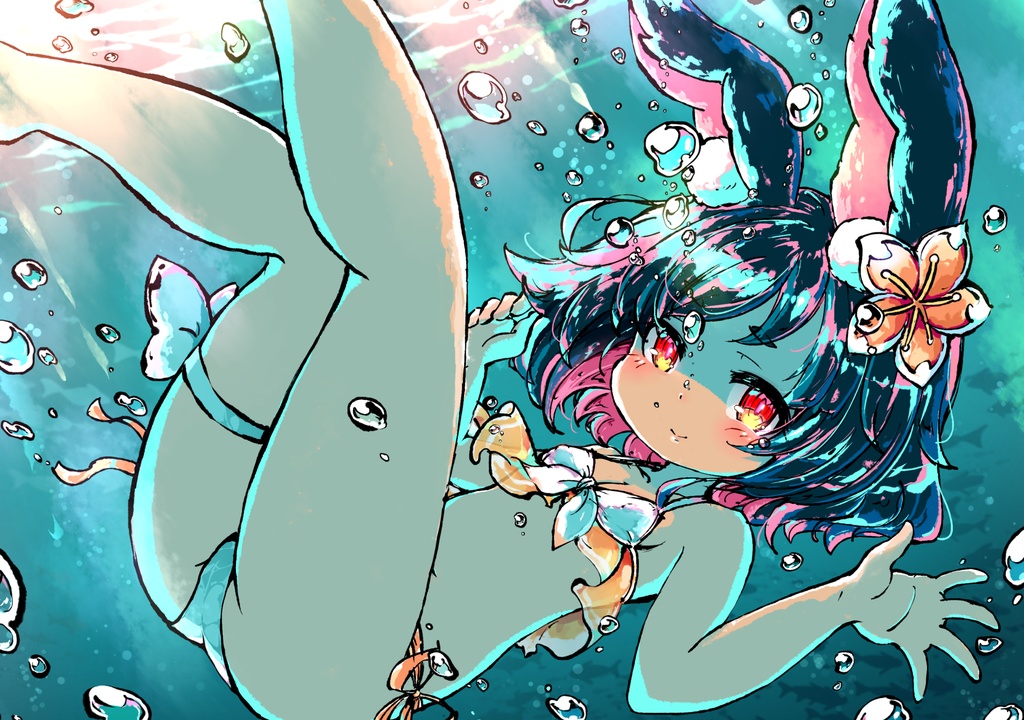 もちづきちよ常夏タペストリー