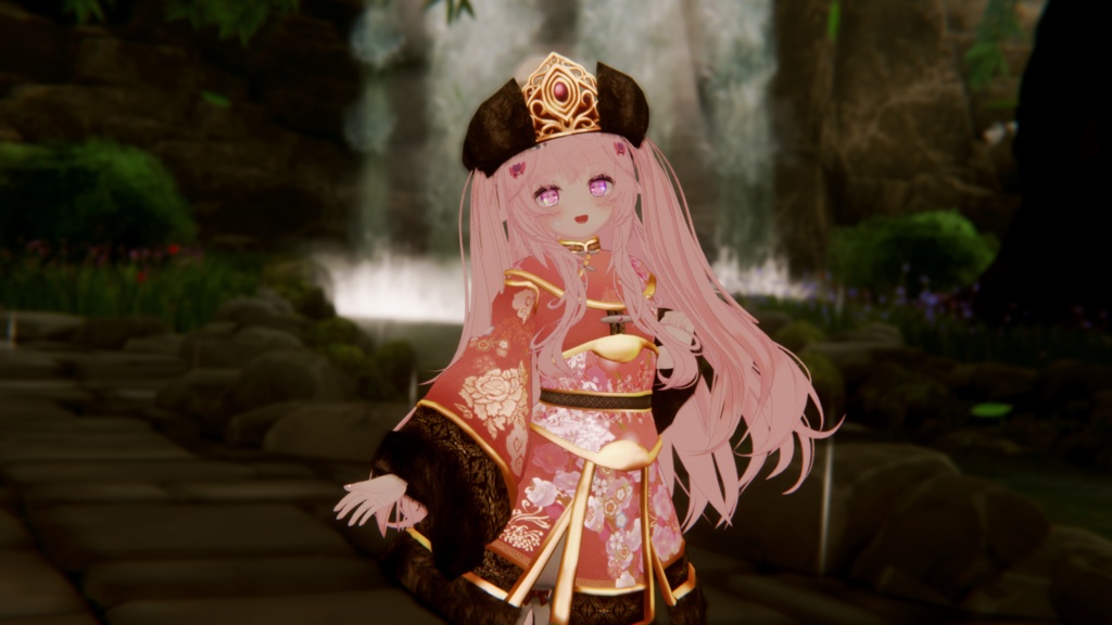 もこもこちゃいなどれす【12アバター対応】