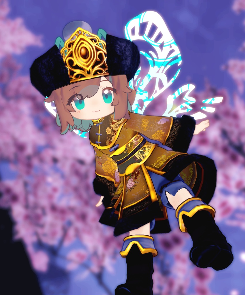 もこもこちゃいなどれす【12アバター対応】