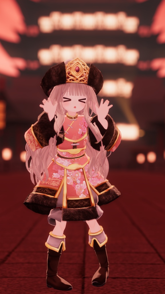 もこもこちゃいなどれす【12アバター対応】