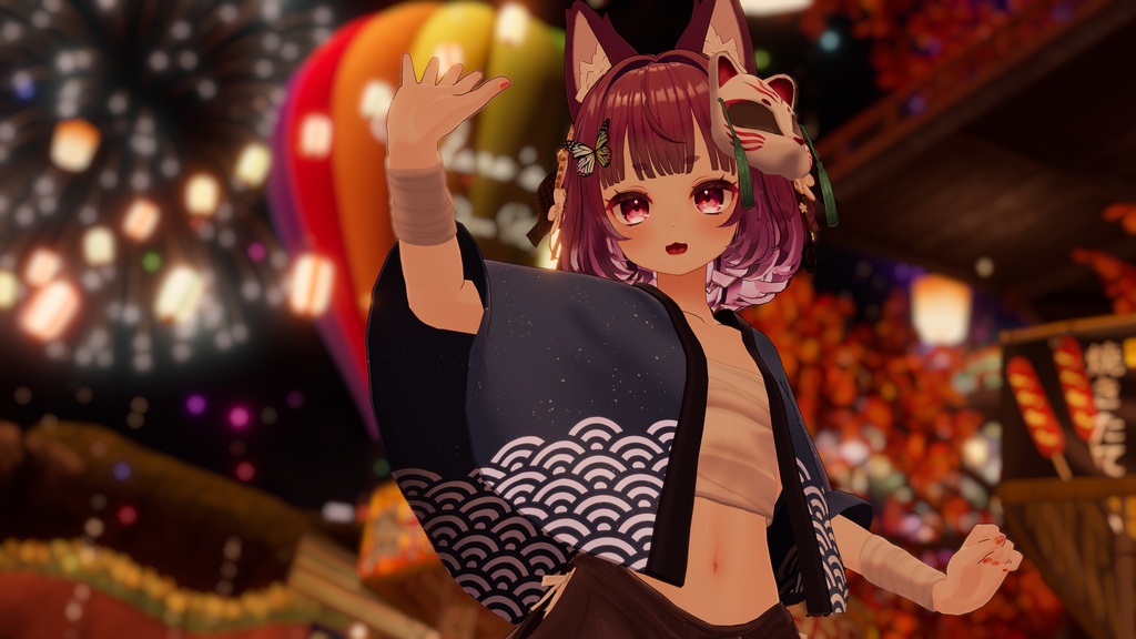 【セール中】HappyFiesta~お祭り法被~【14アバター対応】