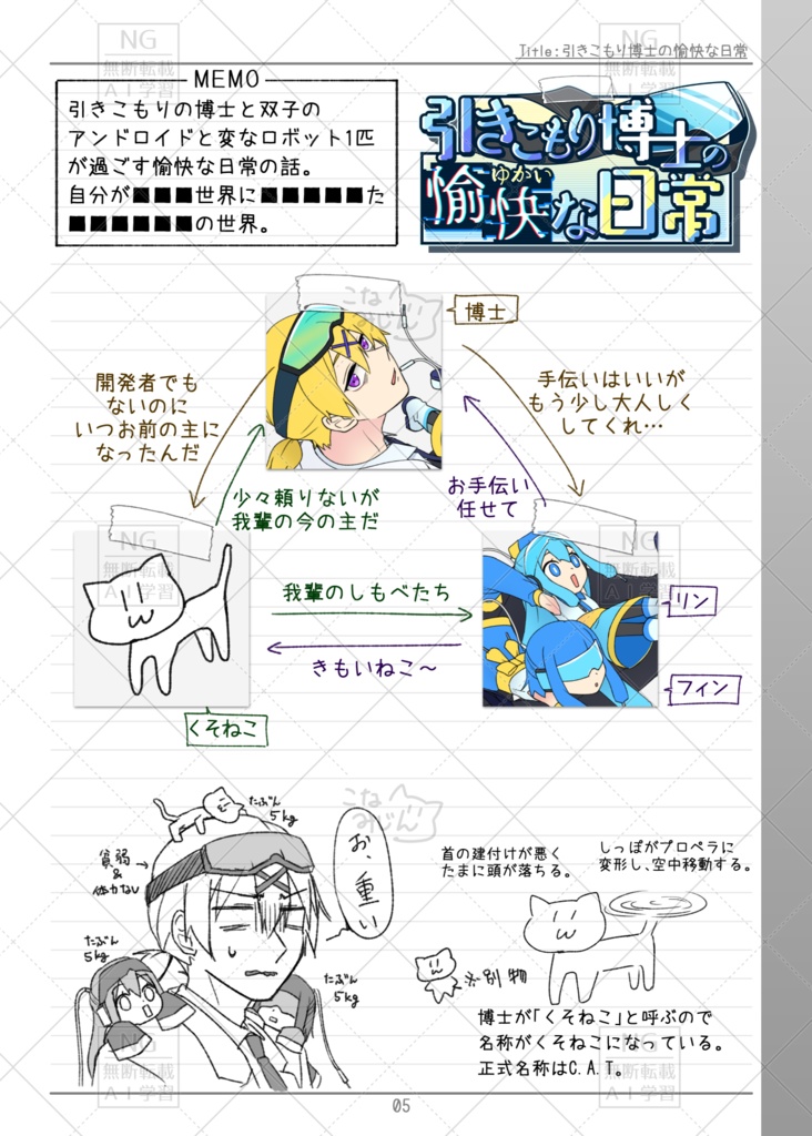 Fragments -こなみじん一次創作資料集-