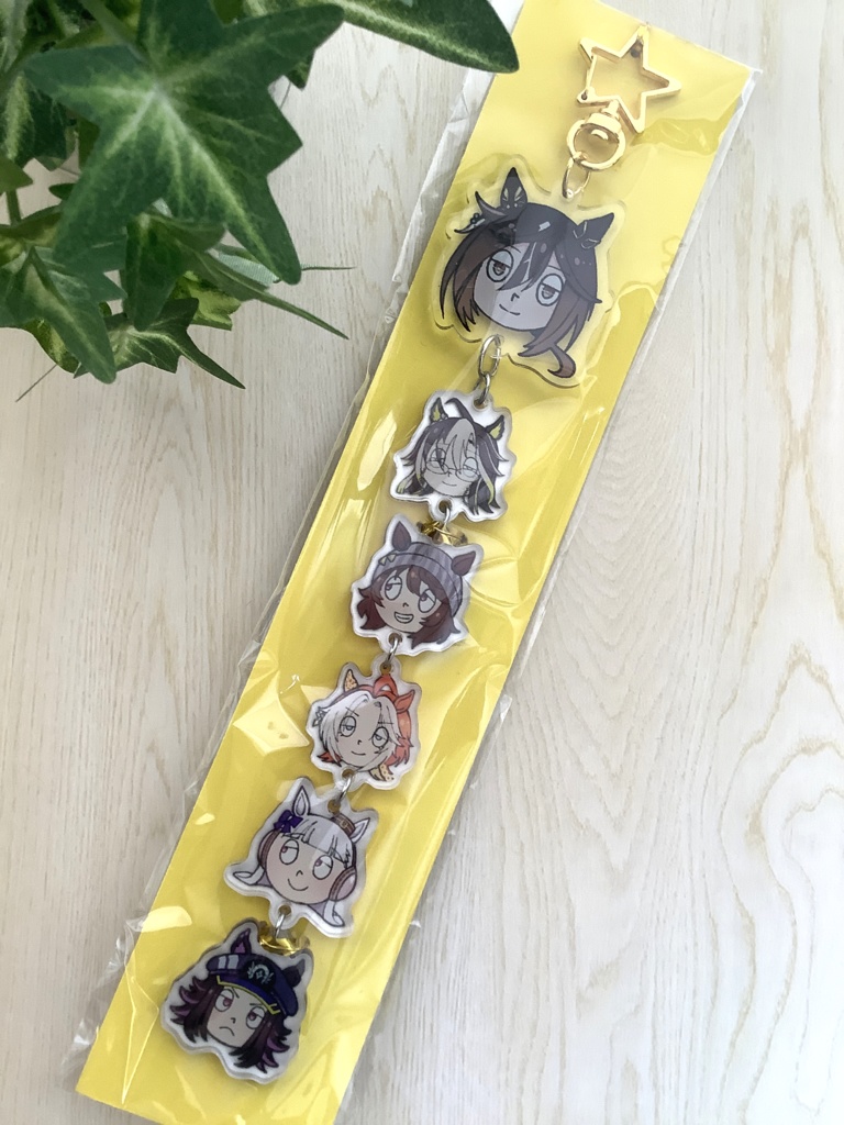 ステゴ一族連結アクリルキーホルダー　Stay Gold Family Connected Acrylic Keychain