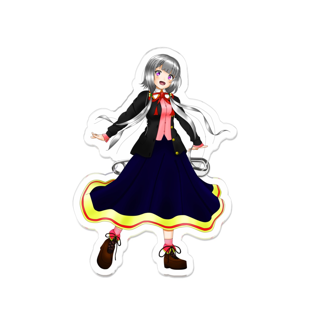 メィンガちゃんアクリルバッジ