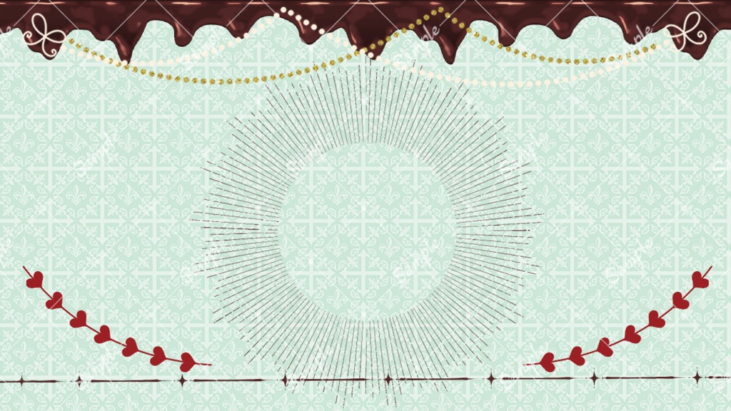 【フリー素材】バレンタイン配信サムネ(バレンタイン)【Vtuber】