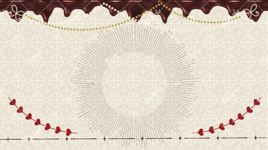 【フリー素材】バレンタイン配信サムネ(バレンタイン)【Vtuber】