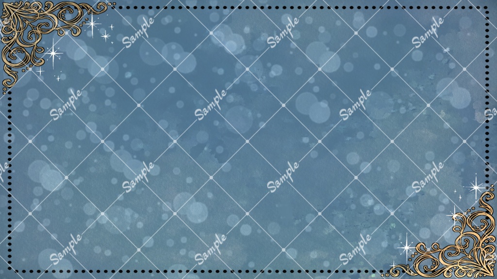 【フリー素材】Vtuber配信用サムネイル(ロココ)