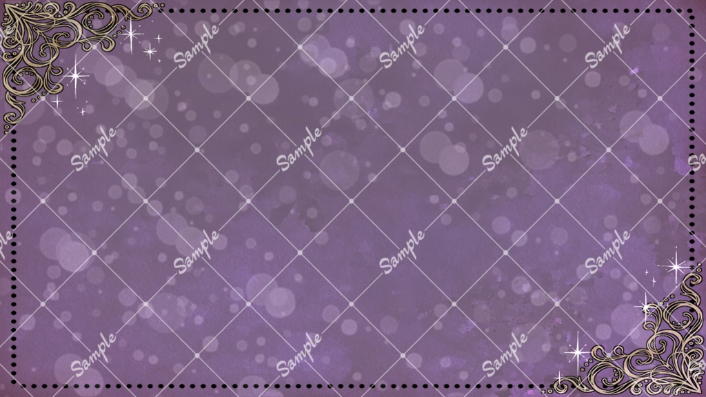 【フリー素材】Vtuber配信用サムネイル(ロココ)