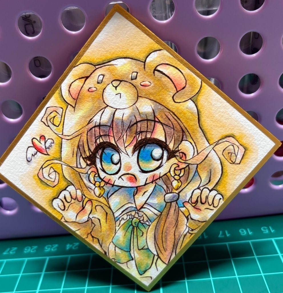 ケモ耳ウィッチーズ　マイ　豆色紙