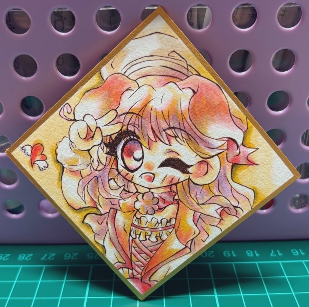 ケモ耳ウィッチーズ　ユイナ　豆色紙