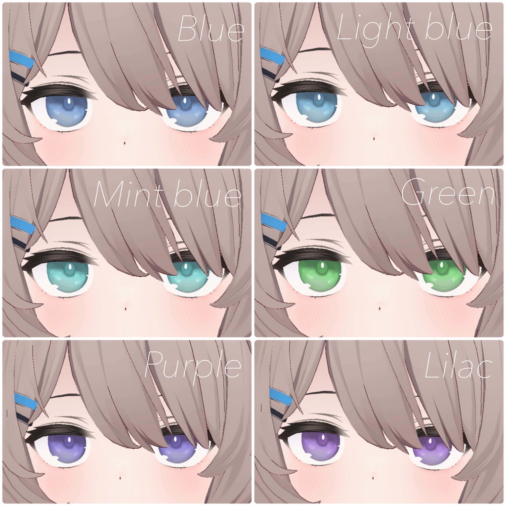 【ナユ対応】まんまるマットアイテクスチャ