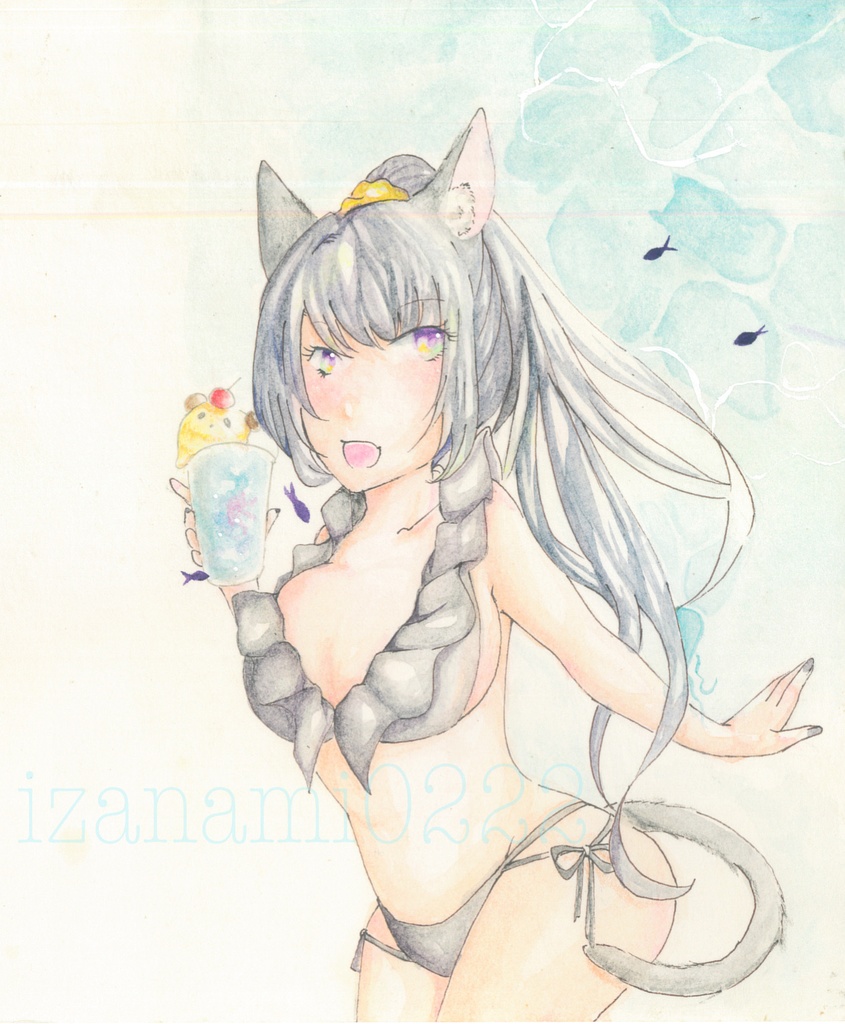 黒猫ちゃんの夏休み