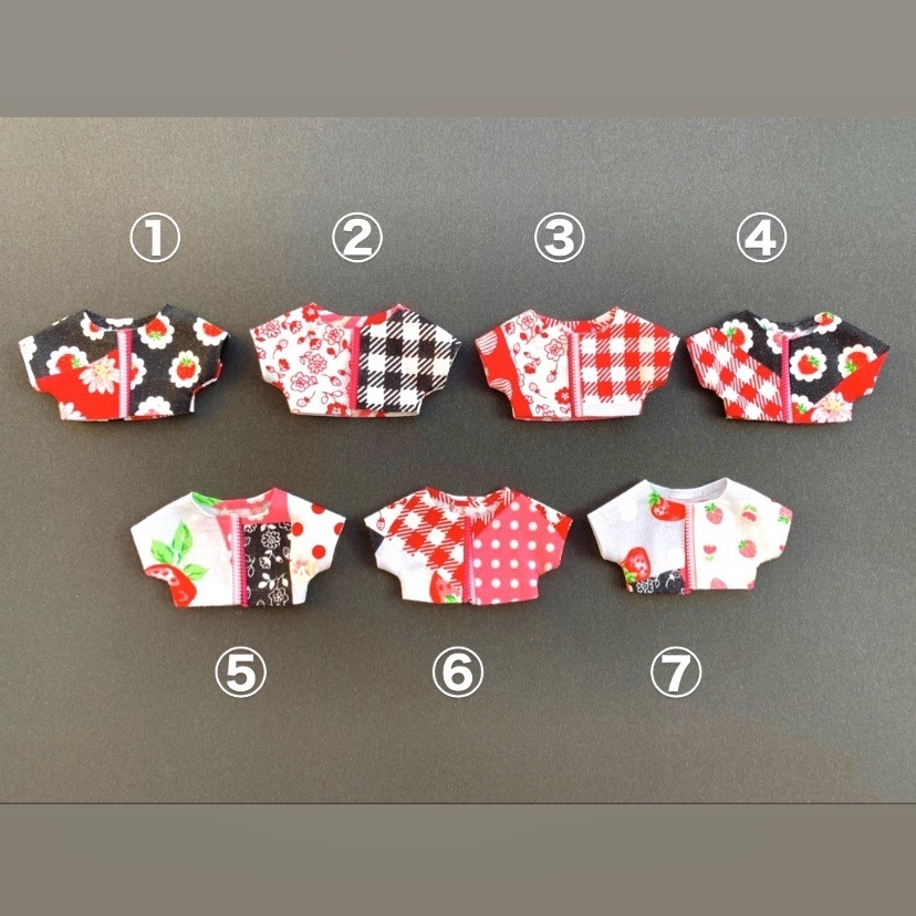 柄×柄ブルゾン(RED main🍓)