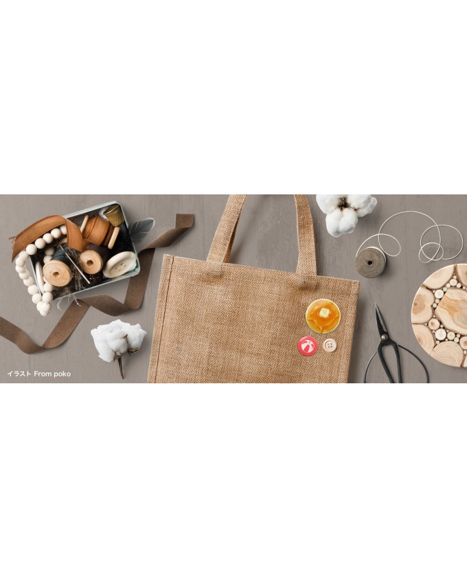 缶バッジ - ひし形40mm