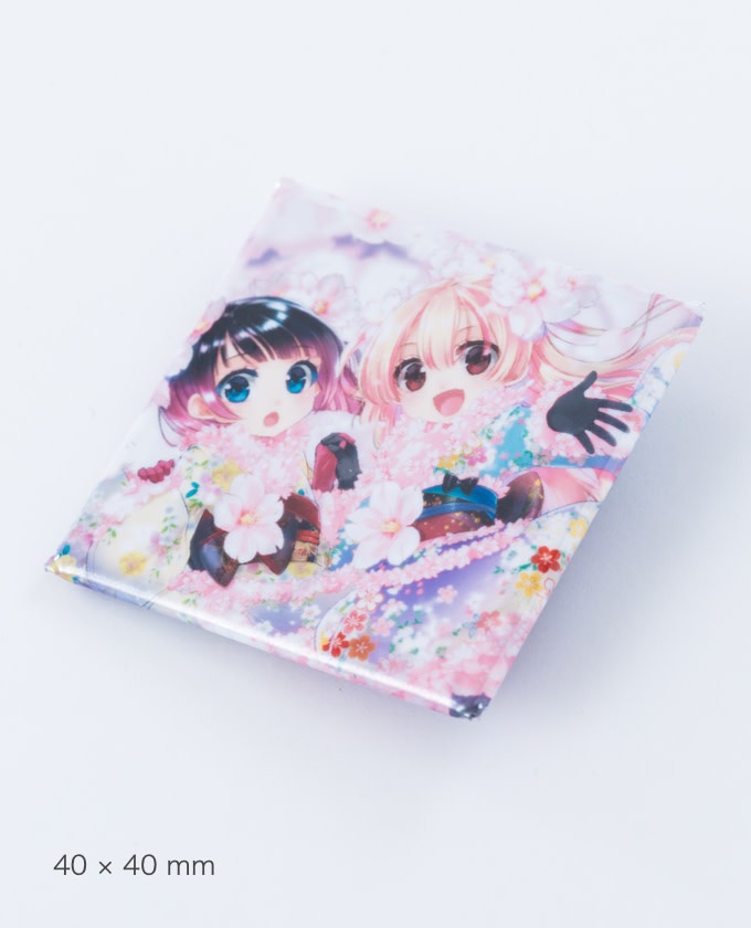 缶バッジ - ひし形40mm