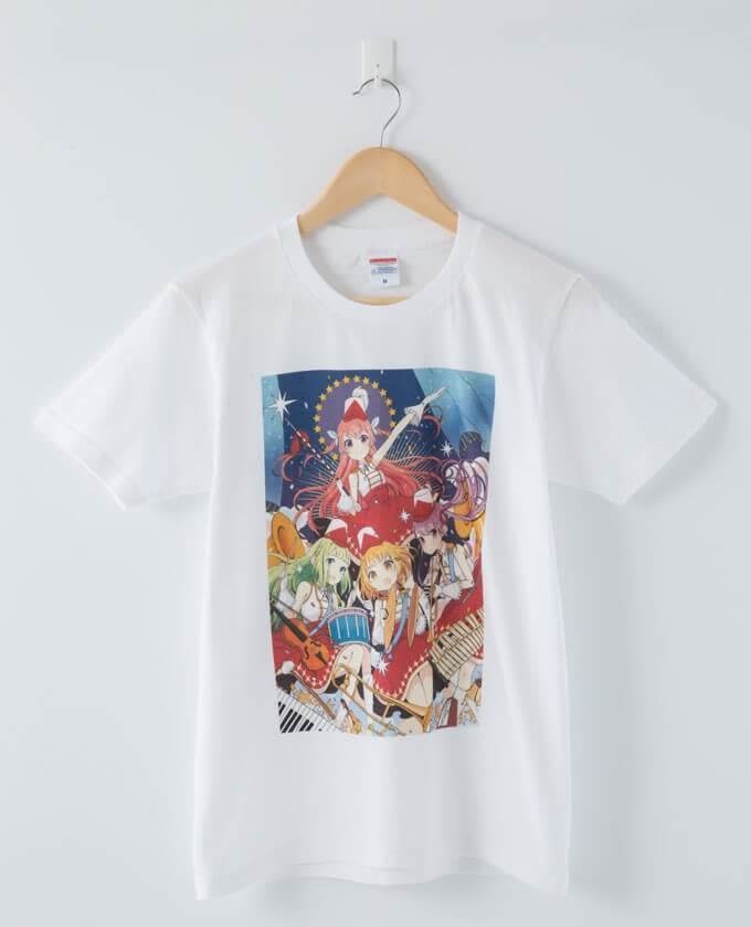 レディースTシャツ - 白(前面のみ・両面)