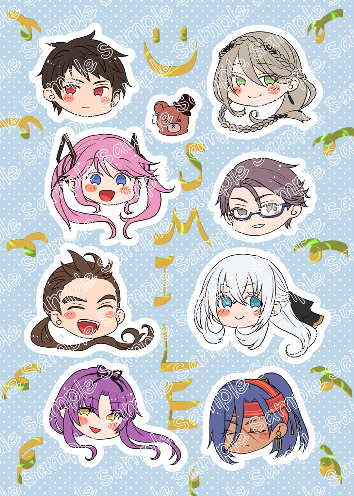 ハーフカットシール