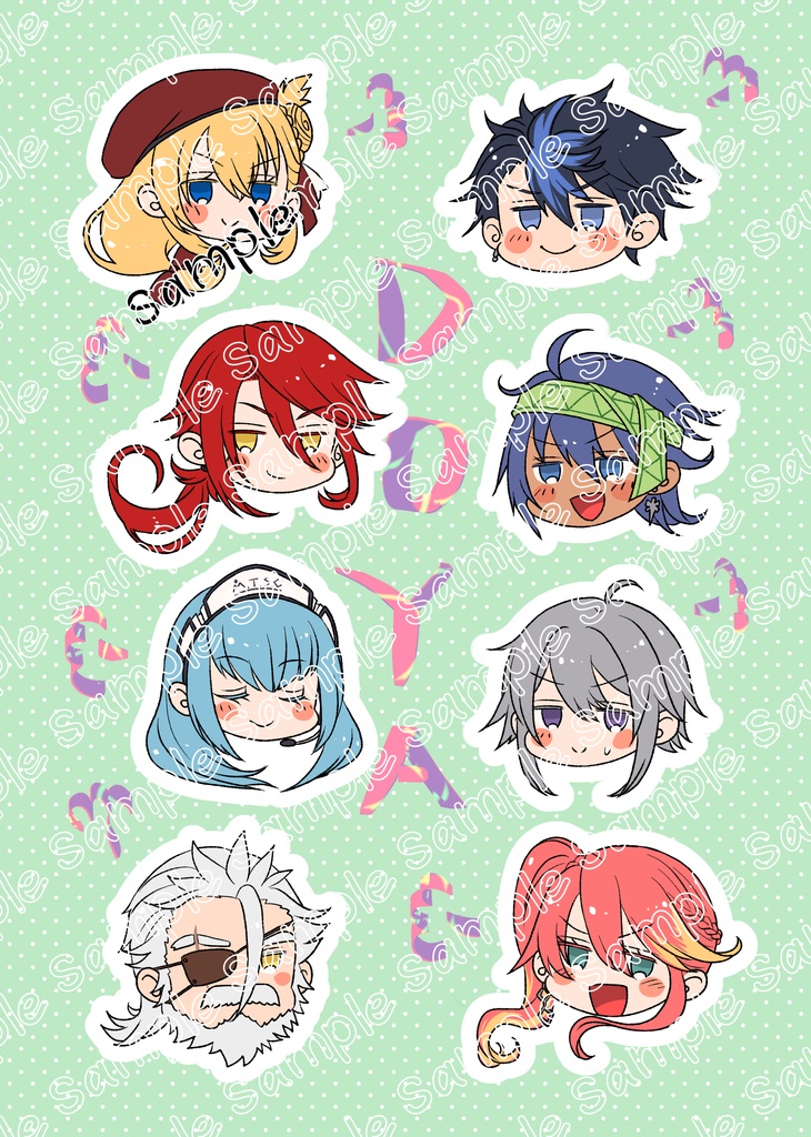 ハーフカットシール
