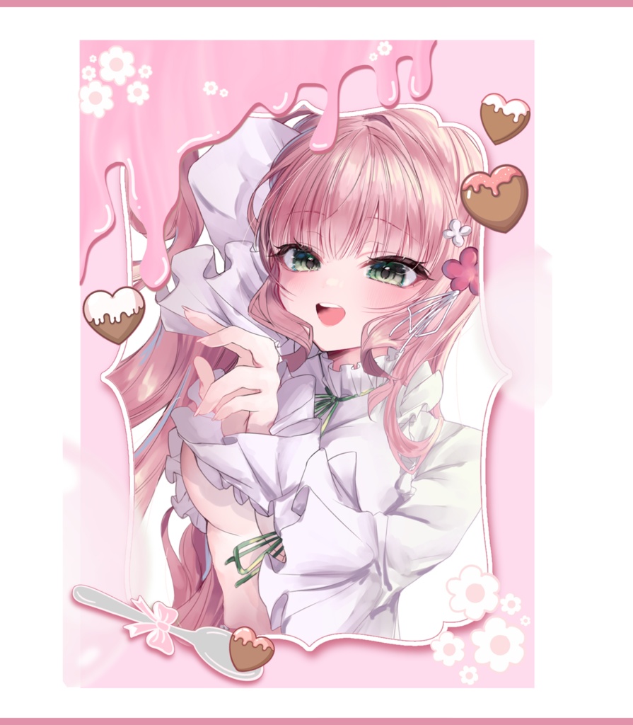 【無料】バレンタインネップリ素材