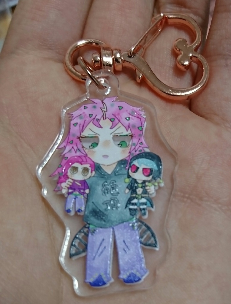 ボスのきょろきょろアクリルキーホルダー