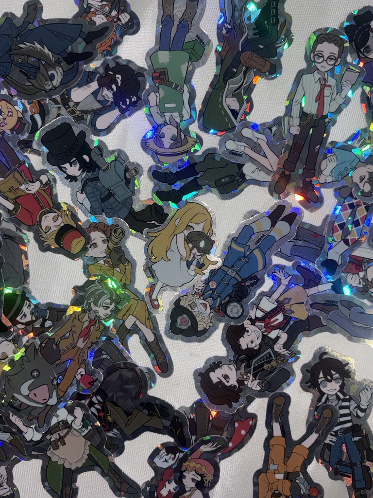 ステッカー実験6グループ(5種+カードセット)