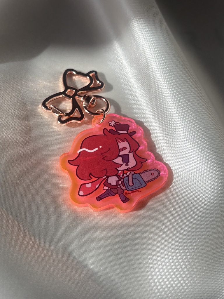 なきぴアクリルキーホルダー