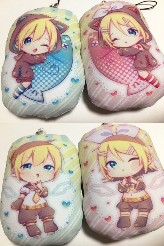 リンちゃんといつもいっしょ!クッションストラップ Ver.猫耳フード/ほっぺぷにぷに(1枚ステッカー付き!)【期間限定!受注生産再販版(11月22日~12月6日)】