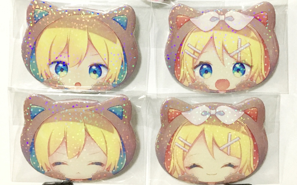 ねこみみねカンバッチ(ネコ型ホログラム加工付き)【期間限定!受注生産再販版(11月22日~12月6日)】