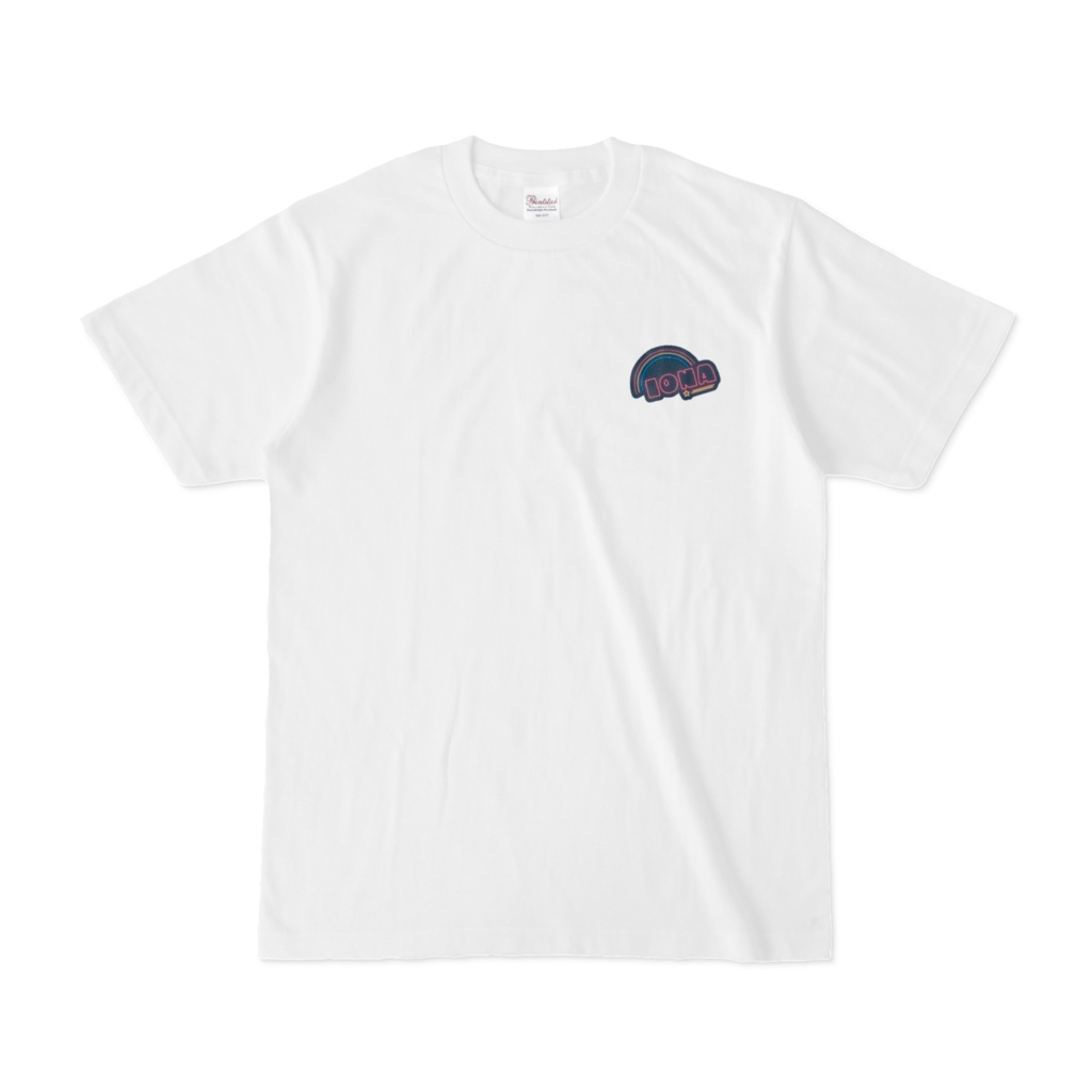 いおな 白Tシャツ（ネオンロゴ）