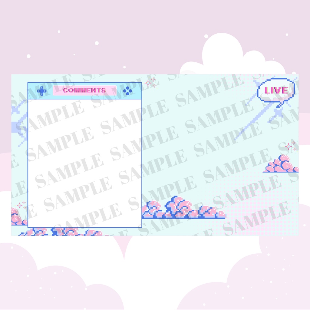 ピクセルゆめかわ配信素材セット