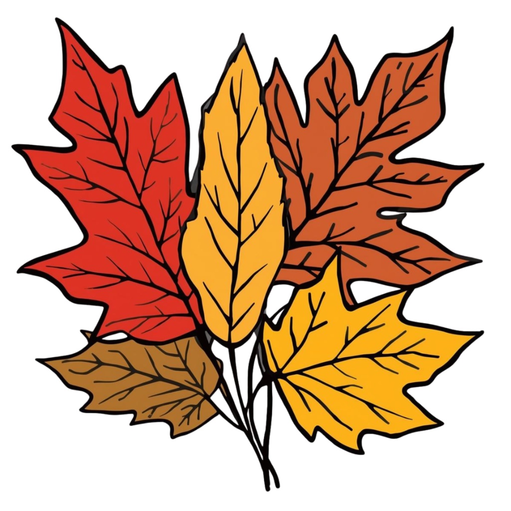 かわいい&ポップな秋モチーフクリップアートセット(全18種類+1点おまけ)