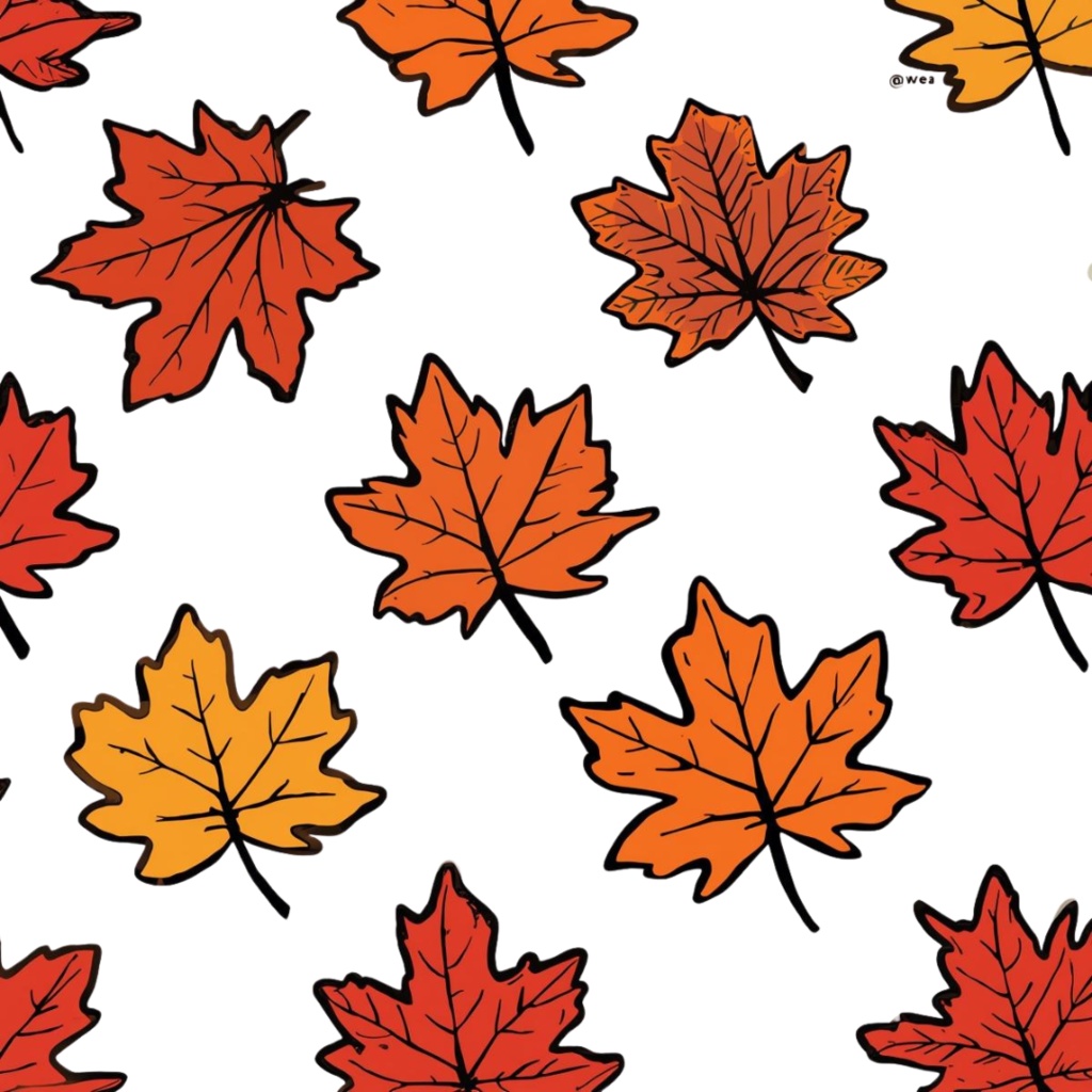 かわいい&ポップな秋モチーフクリップアートセット(全18種類+1点おまけ)