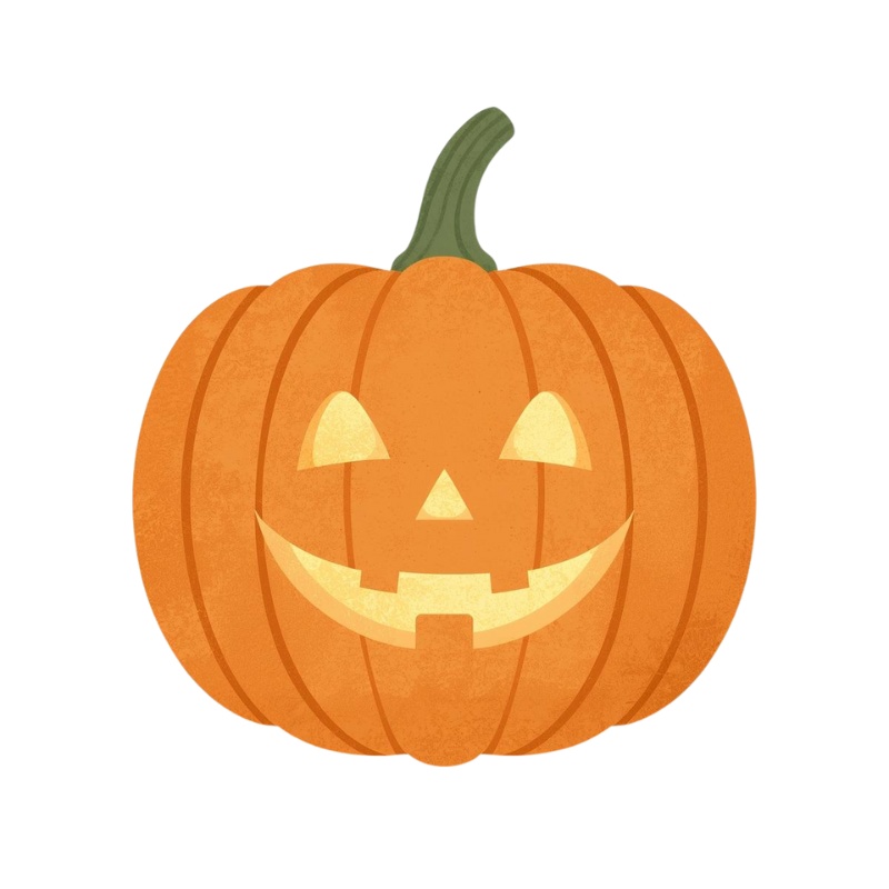 くすみカラーのハロウィン クリップアートセット(全18種類)