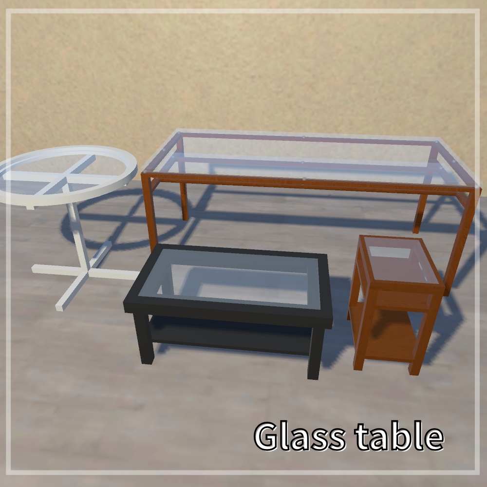 Glass table（27点）